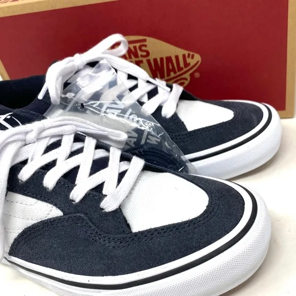 VANS Rowan Shoes Suede Canvas Skate Navy Low Top Casual Women's Size VN0A5JICCZP