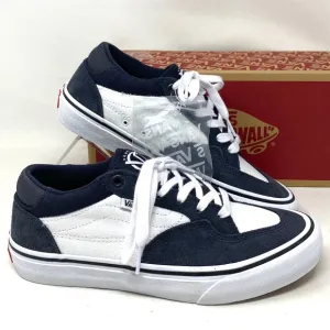 VANS Rowan Shoes Suede Canvas Skate Navy Low Top Casual Women's Size VN0A5JICCZP