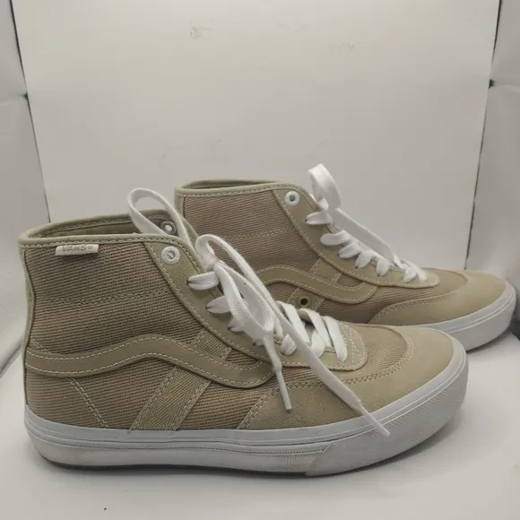 Vans Shoes Mens Size 6.5 Gilbert Crockett Pro High Twill Portabella Dress Off 66