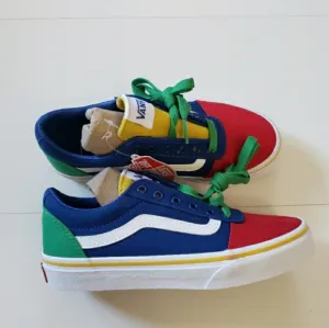 Vans Ward Color Block Kids PS Sneaker Shoes 👟