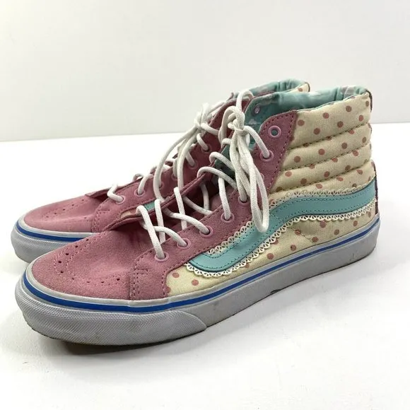 Vans x Disney Toy Story Bo Peep SK8-Hi Sneakers Shoes Pink Womens Size 7.5