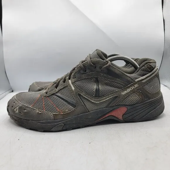 Vasque Mens 11 Gray Trail Running Shoes Hiking Camping Outdoors Casual Walking