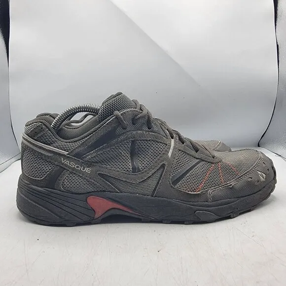 Vasque Mens 11 Gray Trail Running Shoes Hiking Camping Outdoors Casual Walking