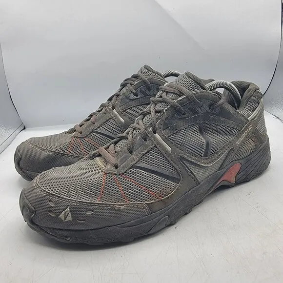 Vasque Mens 11 Gray Trail Running Shoes Hiking Camping Outdoors Casual Walking