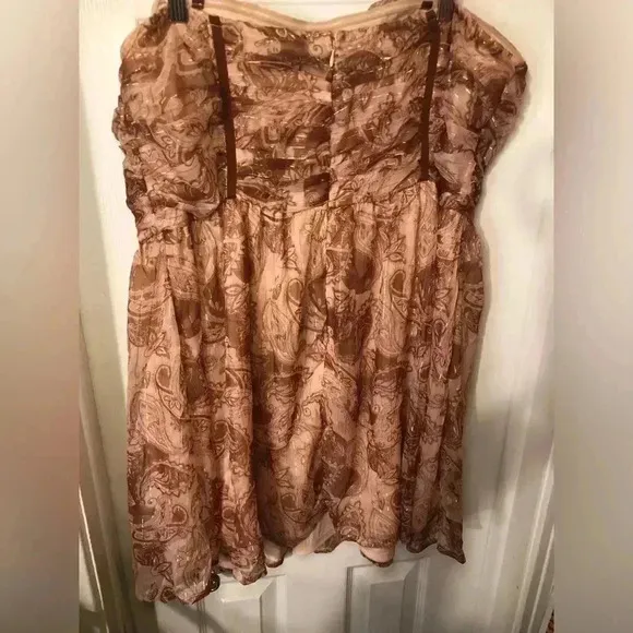 VENUS above the knee strapless mini dress