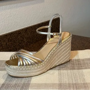 Veronica Beard Ravina Platform Wedge SandalNWOT SZ: 10M