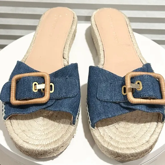 🌹VERONICA BEARD🌹Apa Denim Espadrille Sandals Size: 11