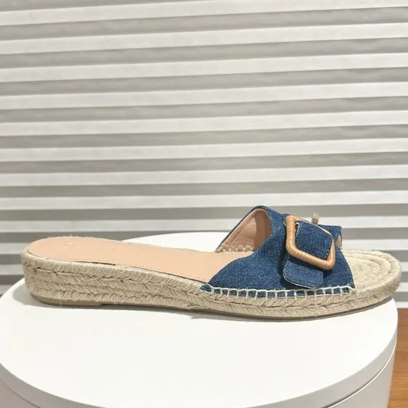 🌹VERONICA BEARD🌹Apa Denim Espadrille Sandals Size: 11