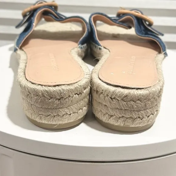 🌹VERONICA BEARD🌹Apa Denim Espadrille Sandals Size: 11