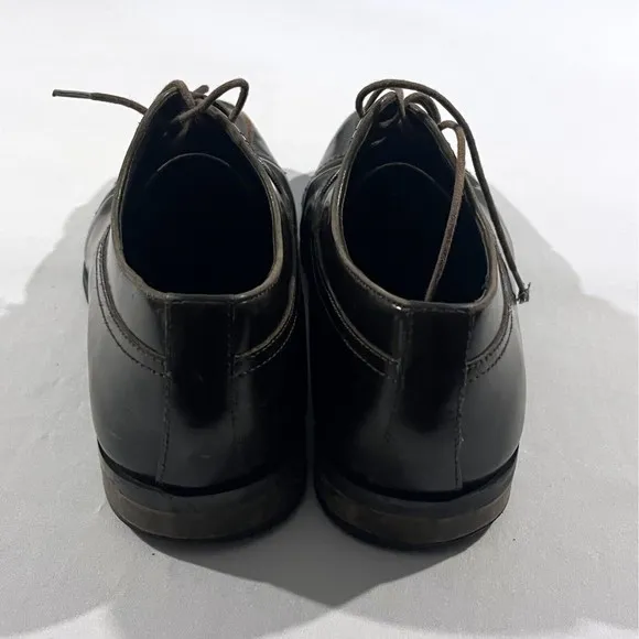Versace Collection Oxfords Dress Preppy Shoes Mens Brown Leather Sz 9 42EU