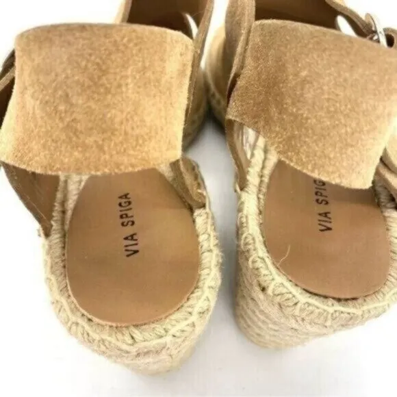 Via Spiga Nolan Espadrille Wedge Sandals