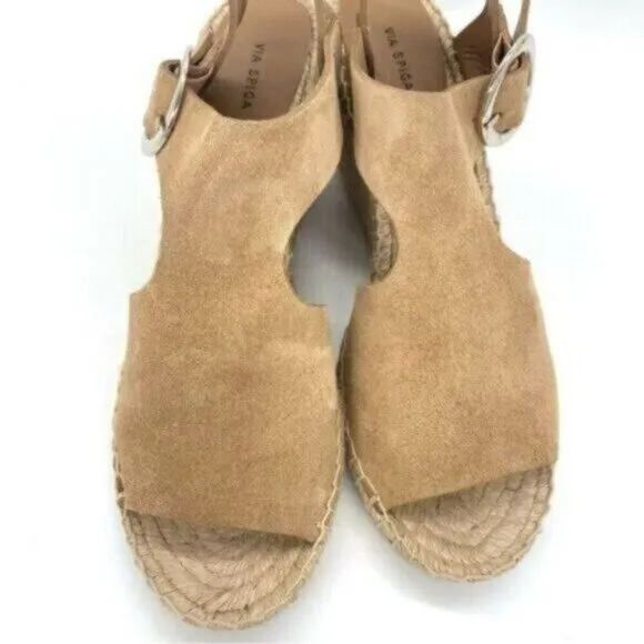 Via Spiga Nolan Espadrille Wedge Sandals