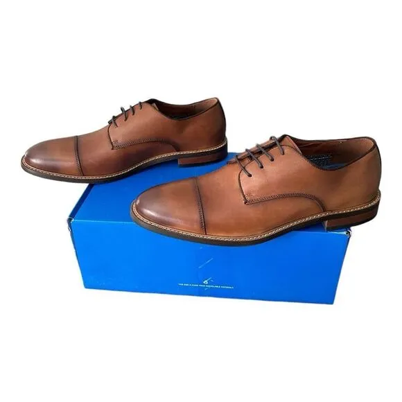 Vince Camuto Cognac Brown Men’s Dress Shoe Size 12 Medium