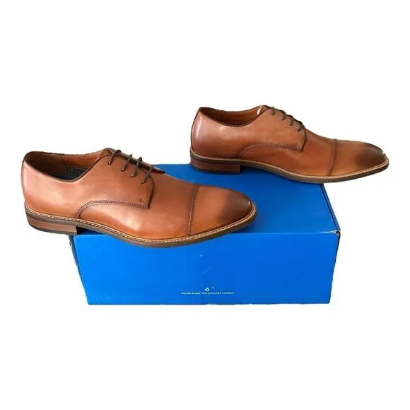 Vince Camuto Cognac Brown Men’s Dress Shoe Size 12 Medium