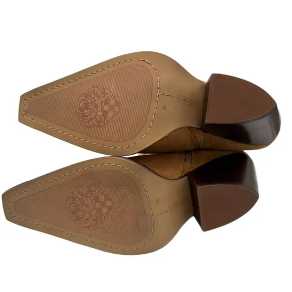 VINCE CAMUTO NERLINJI genuine leather suede slouch booties women's size 7M NWOB
