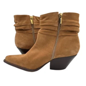 VINCE CAMUTO NERLINJI genuine leather suede slouch booties women's size 7M NWOB