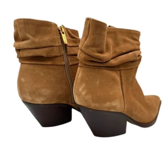 VINCE CAMUTO NERLINJI genuine leather suede slouch booties women's size 7M NWOB