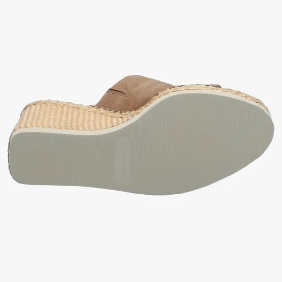 Vince Camuto Women's 11 Brissia Wedge Sandal Espadrille Tortilla Tan