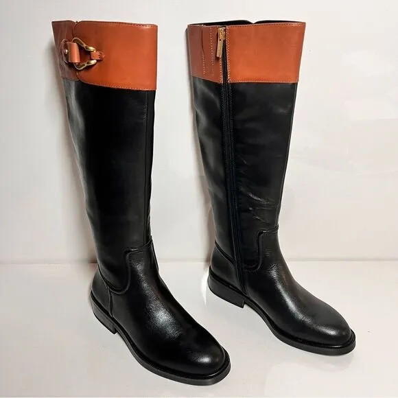 Vince Camuto Andalian Leather Riding Boots