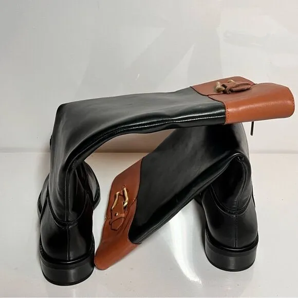 Vince Camuto Andalian Leather Riding Boots