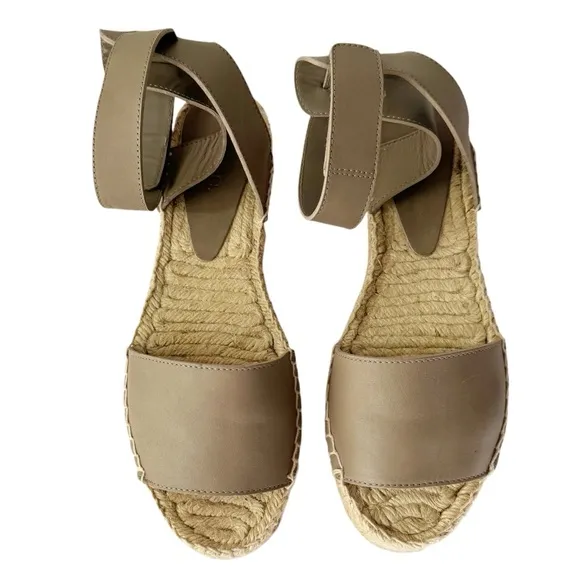 Vince Edie Platform Espadrille Sandals in Taupe | 9