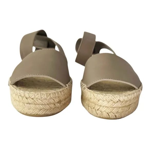 Vince Edie Platform Espadrille Sandals in Taupe | 9
