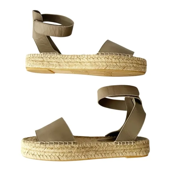Vince Edie Platform Espadrille Sandals in Taupe | 9