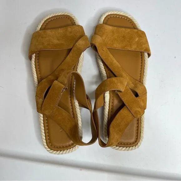 Vince Eliana suede espadrille sandals size 6.5