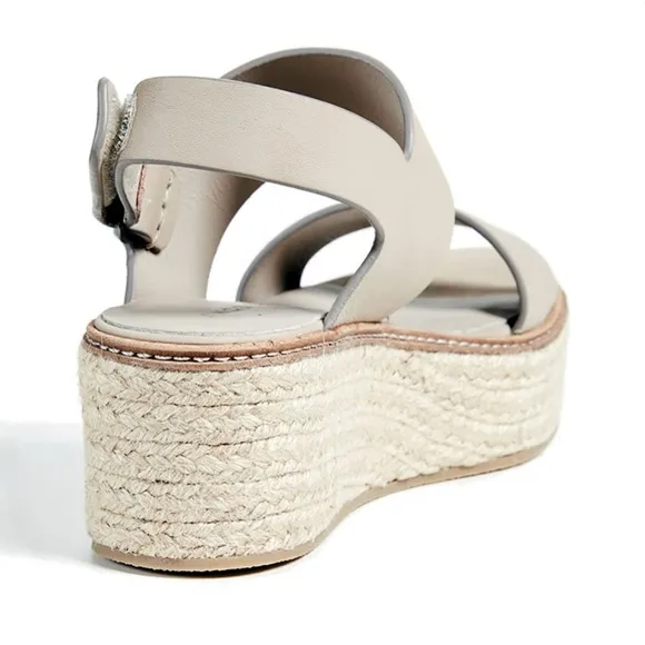 Vince Janet Platform Wedge Espadrille Sandals