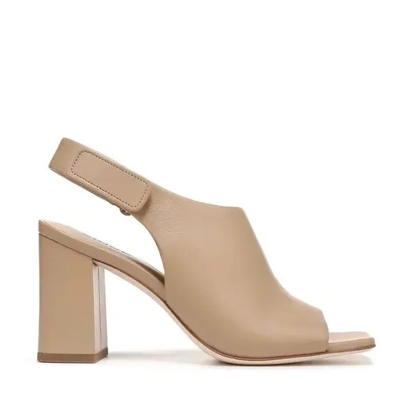 Vince Niara Block Heel Slingback Sandal NWOB Size 8