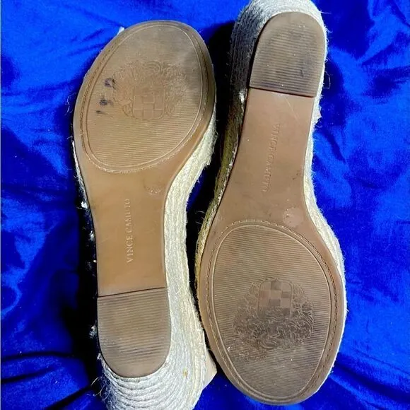 Vince Camuto - Espadrille Wedge Beige Sandals