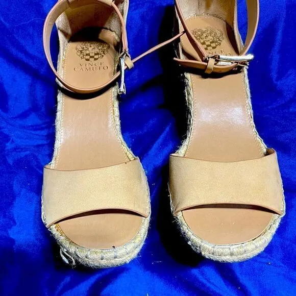 Vince Camuto - Espadrille Wedge Beige Sandals