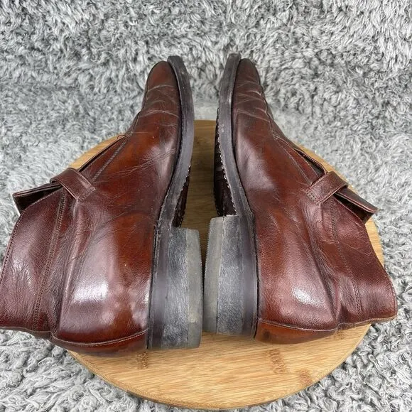 Vintage Florsheim Imperial Ankle Boots Leather Dress Shoes Men's 10.5 D
