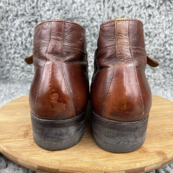 Vintage Florsheim Imperial Ankle Boots Leather Dress Shoes Men's 10.5 D