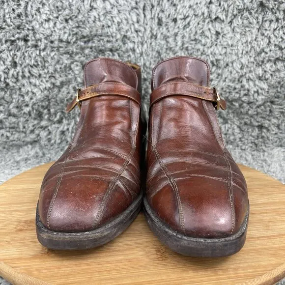 Vintage Florsheim Imperial Ankle Boots Leather Dress Shoes Men's 10.5 D
