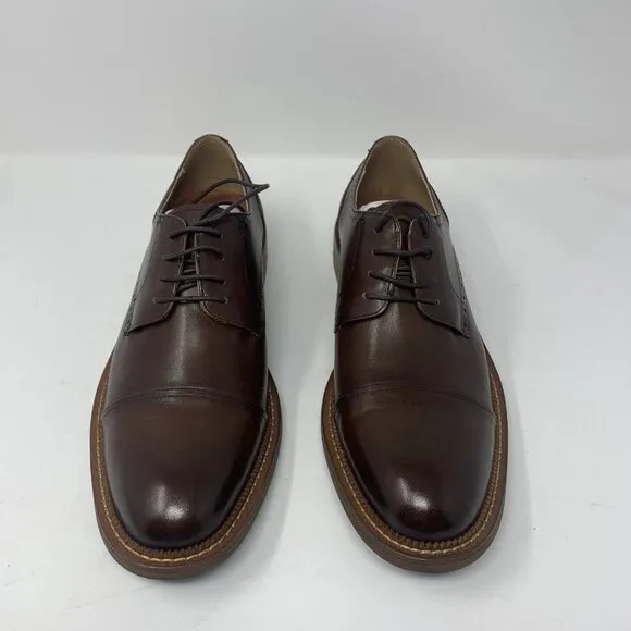 Vintage Foundry Co. Cyrus VF1514 Dress Shoes Men 10.5 Brown Cap Toe Oxford S0671