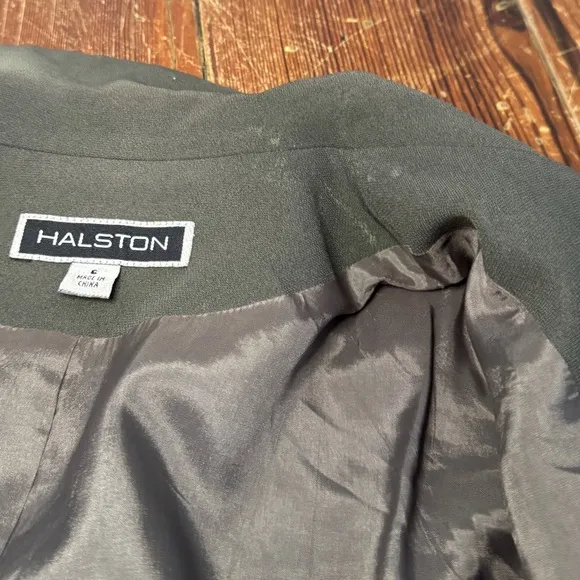 Vintage Halston Coat and Dress Set Gray US size 6