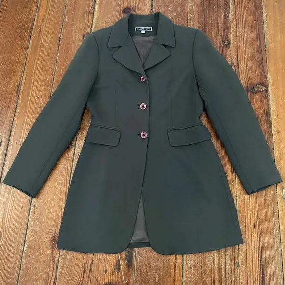 Vintage Halston Coat and Dress Set Gray US size 6