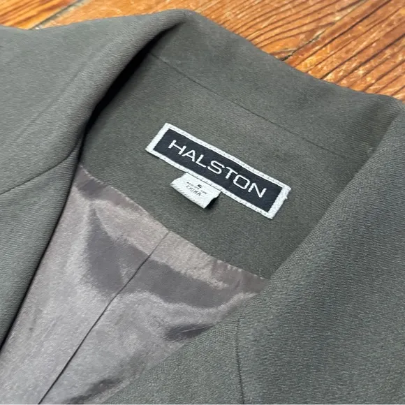 Vintage Halston Coat and Dress Set Gray US size 6