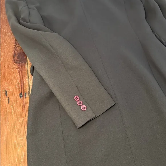 Vintage Halston Coat and Dress Set Gray US size 6