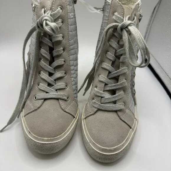 Vintage Havana Remiee Star Studded Washed Croc Sneakers - Size 6.5