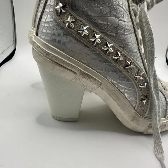 Vintage Havana Remiee Star Studded Washed Croc Sneakers - Size 6.5