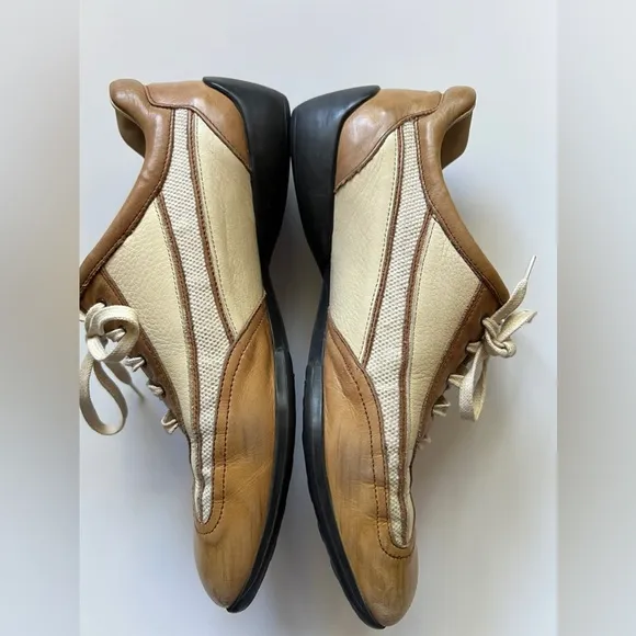 Vintage Paraboot Brown Leather Men Size 5.5 US casual shoes women’s US 6.5 to 7