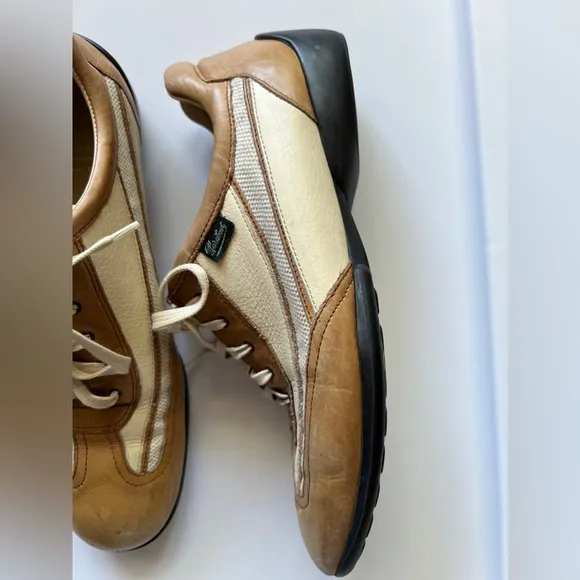 Vintage Paraboot Brown Leather Men Size 5.5 US casual shoes women’s US 6.5 to 7