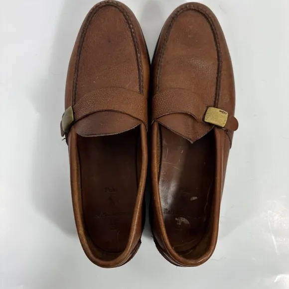 Vintage Polo Ralph Lauren Loafers Men's 9/10 Brown Leather Preppy Academia Penny