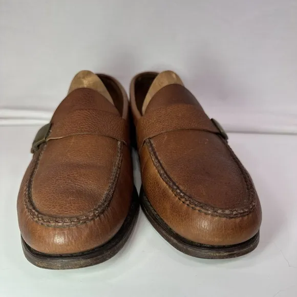 Vintage Polo Ralph Lauren Loafers Men's 9/10 Brown Leather Preppy Academia Penny