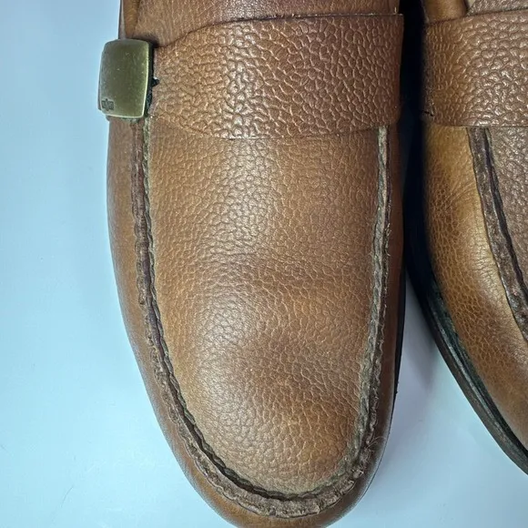 Vintage Polo Ralph Lauren Loafers Men's 9/10 Brown Leather Preppy Academia Penny