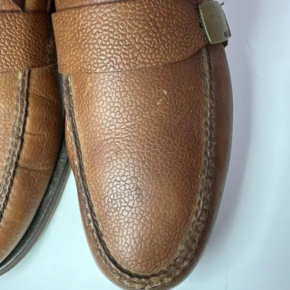 Vintage Polo Ralph Lauren Loafers Men's 9/10 Brown Leather Preppy Academia Penny