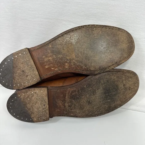 Vintage Polo Ralph Lauren Loafers Men's 9/10 Brown Leather Preppy Academia Penny