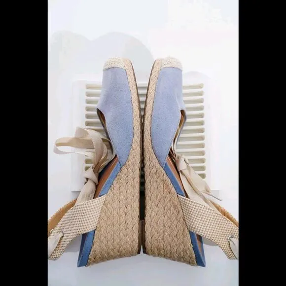 Vionic Maris Aruba Espadrille Wedge Ankle Strap Women's Sz 11 Shoes